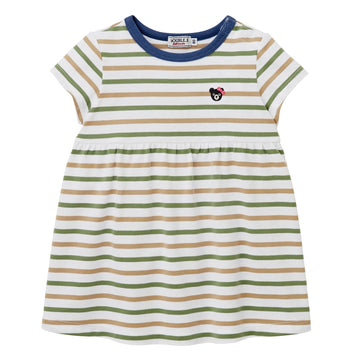 Jersey short sleeve dress khaki 商品画像