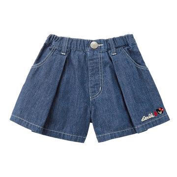 girls shorts indigo blue 商品画像