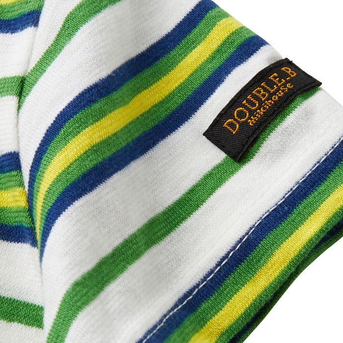 [Top sales] [Unconfirmed] V-neck striped short-sleeved T-shirt