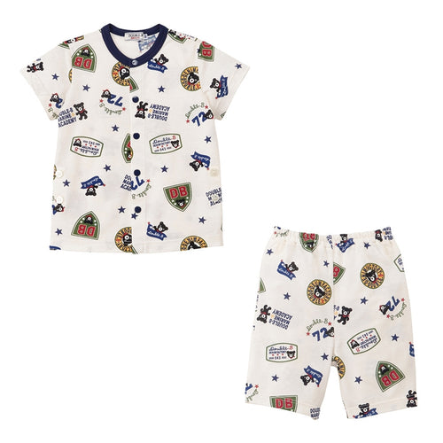 미국 캐주얼 스타일의 짧은 슬리브 잠옷の商品画像