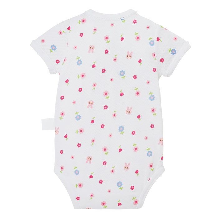 Short -sleeved Aki Aki lace mesh sheet shirt