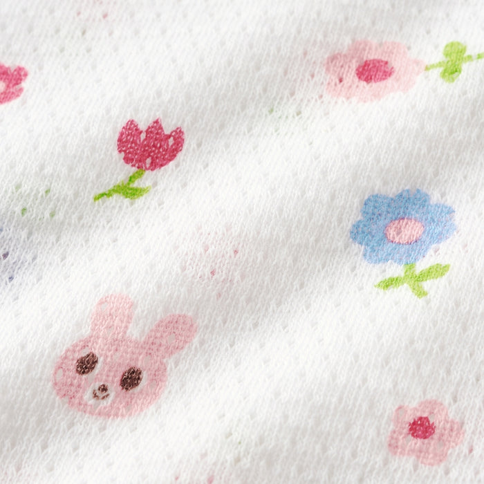 Short -sleeved Aki Aki lace mesh sheet shirt