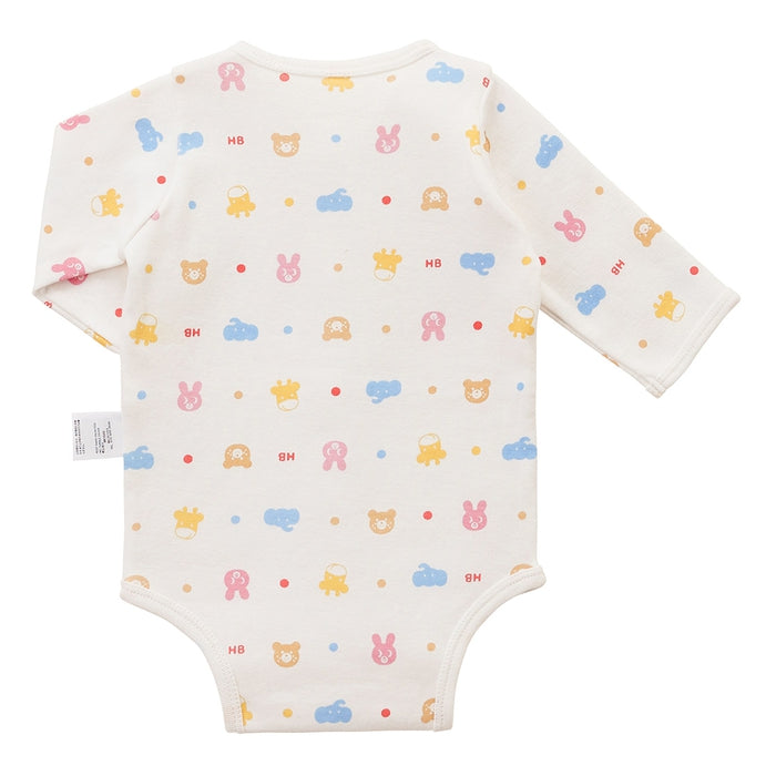 長袖前あきフライスボディシャツ