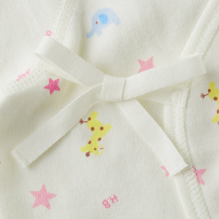 どうぶつ柄スムース短肌着