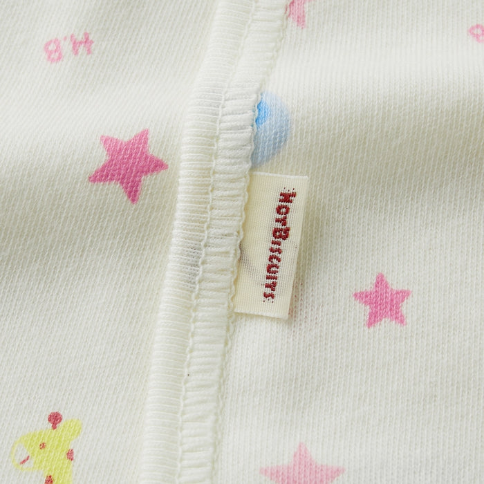 どうぶつ柄スムース短肌着