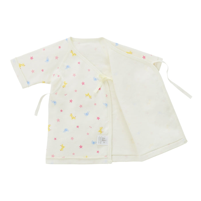 どうぶつ柄スムース短肌着