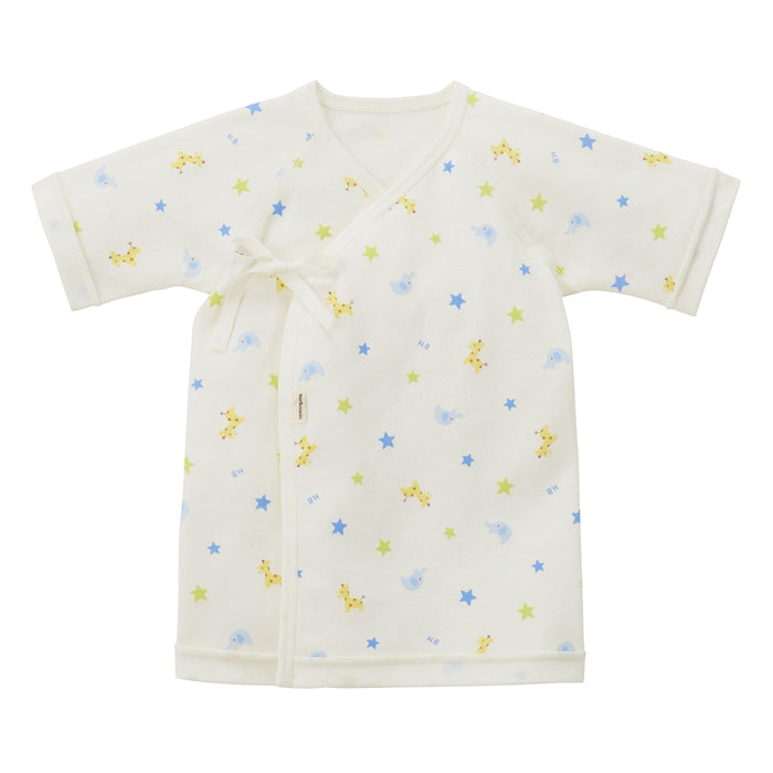 どうぶつ柄スムース短肌着