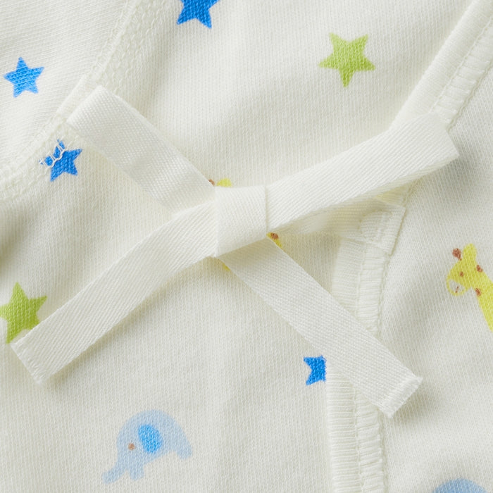 どうぶつ柄スムース短肌着