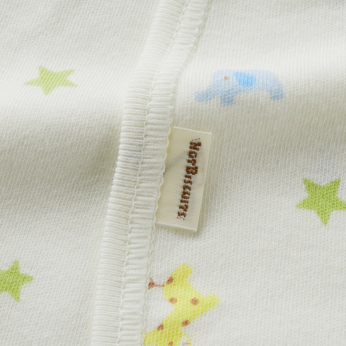 どうぶつ柄スムース短肌着