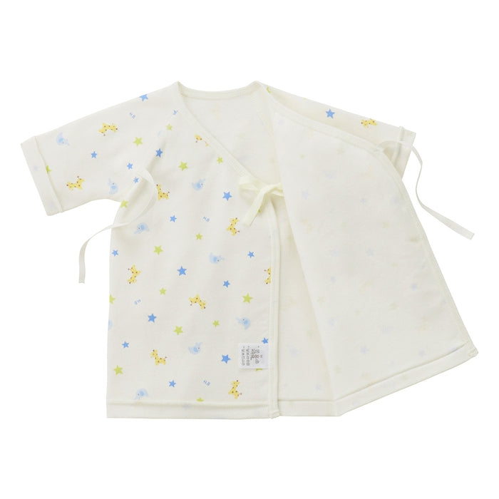 どうぶつ柄スムース短肌着