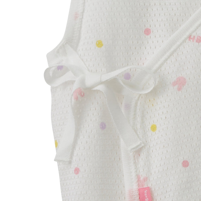 ノースリーブメッシュ天竺短肌着