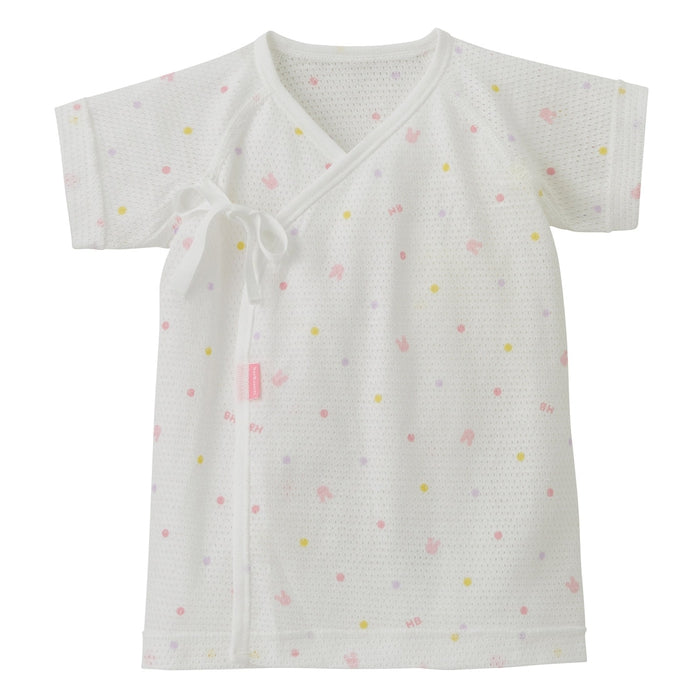 総柄メッシュ天竺短肌着