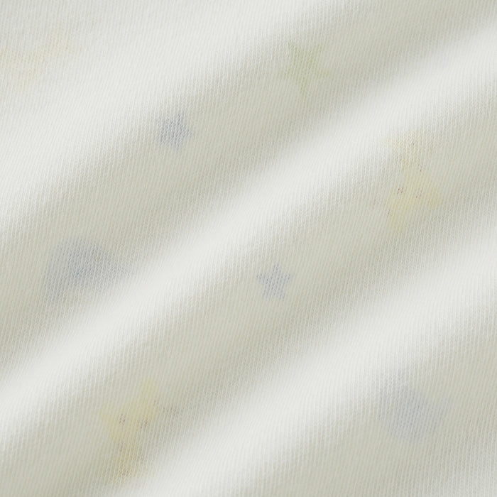 動物星柄スムースコンビ肌着