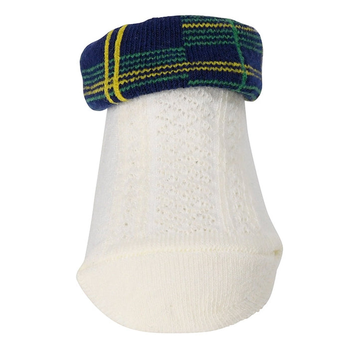 Cable knit & black watch☆baby socks