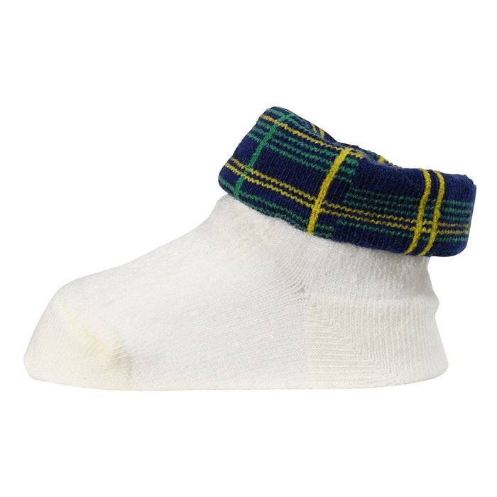 Cable knit & black watch☆baby socks