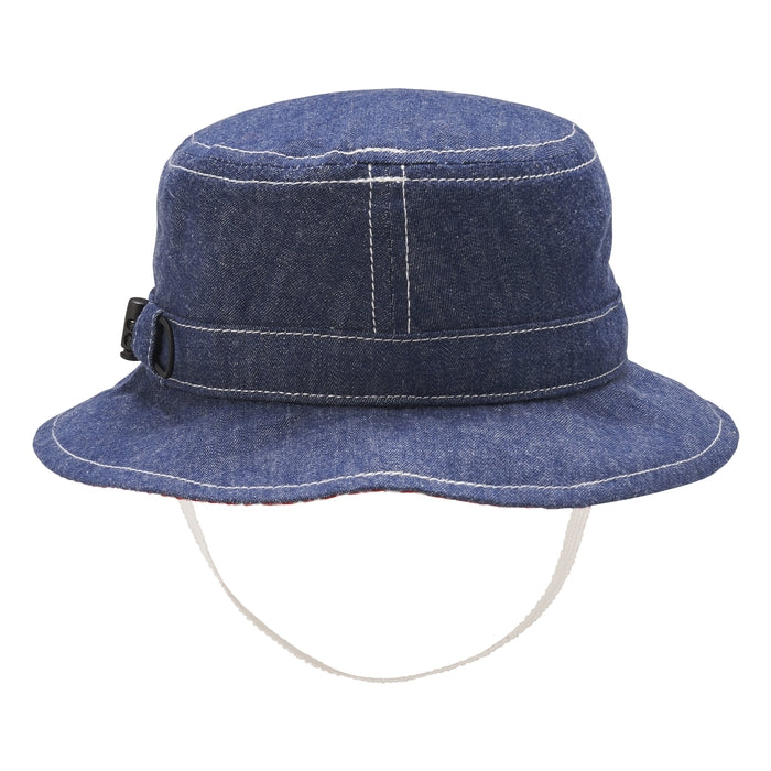 デニム帽子