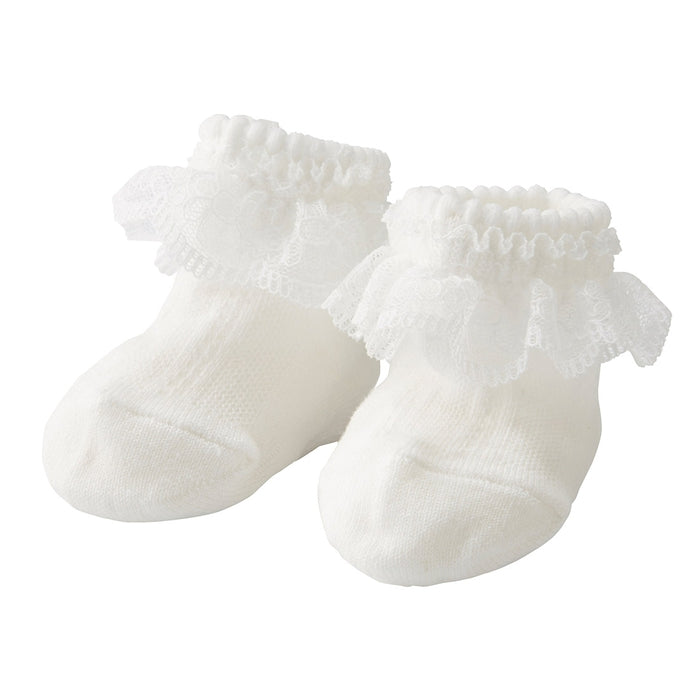 baby socks with lace
